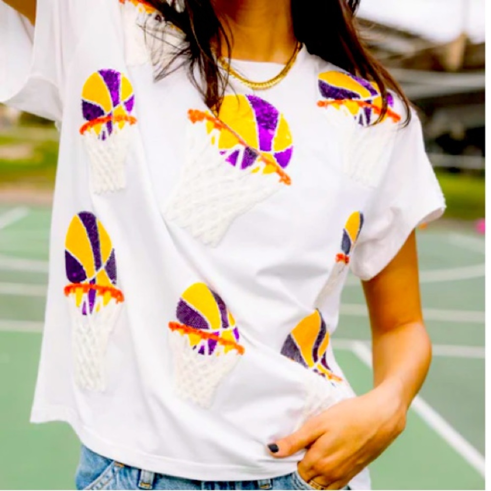 Queen of Sparkles Hoop tee